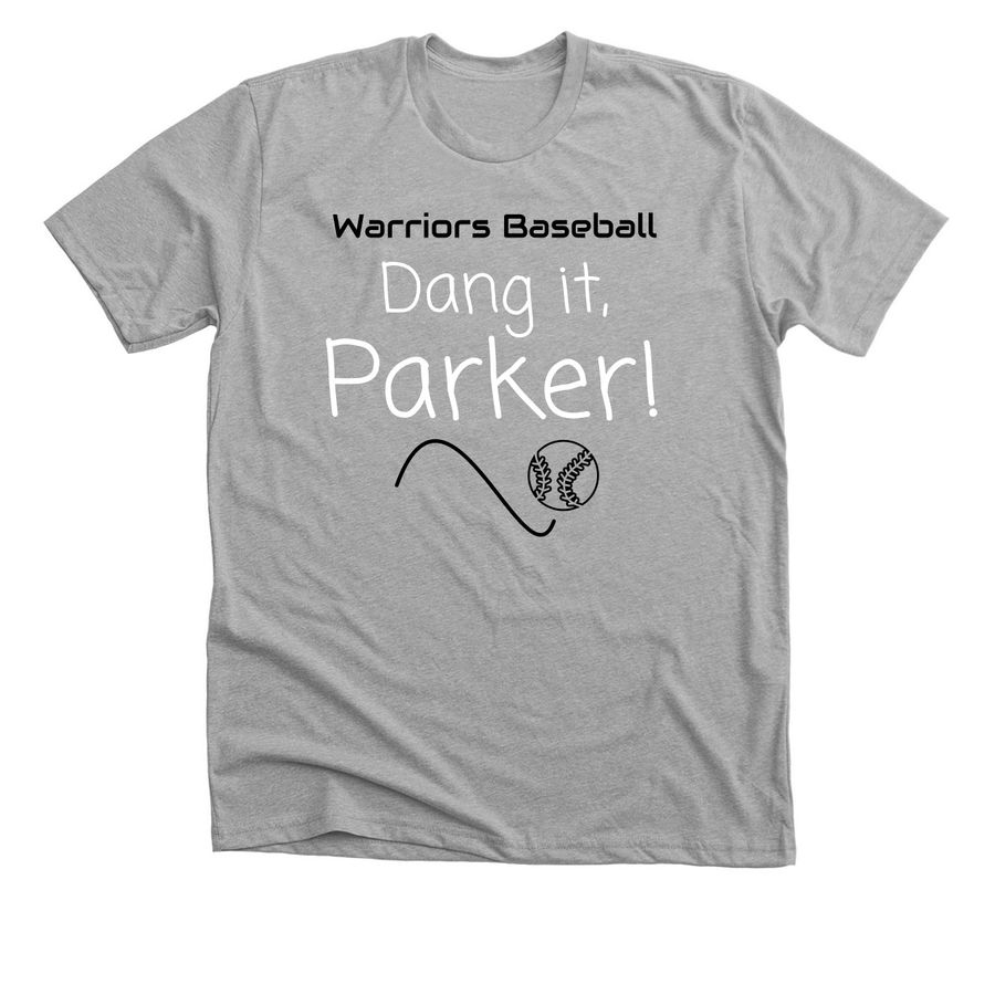 Warriors LL Baseball, a Athletic Heather Premium Unisex Tee