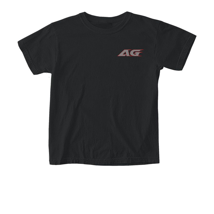 Anthony's Garage T-Shirt, a Black Comfort Colors Youth Tee