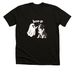 Who Rescued Who Halloween fundraiser, a Black Heather Premium Unisex Tee