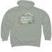 Pretty is as pretty does., a Dusty Sage Midweight Pullover Hoodie