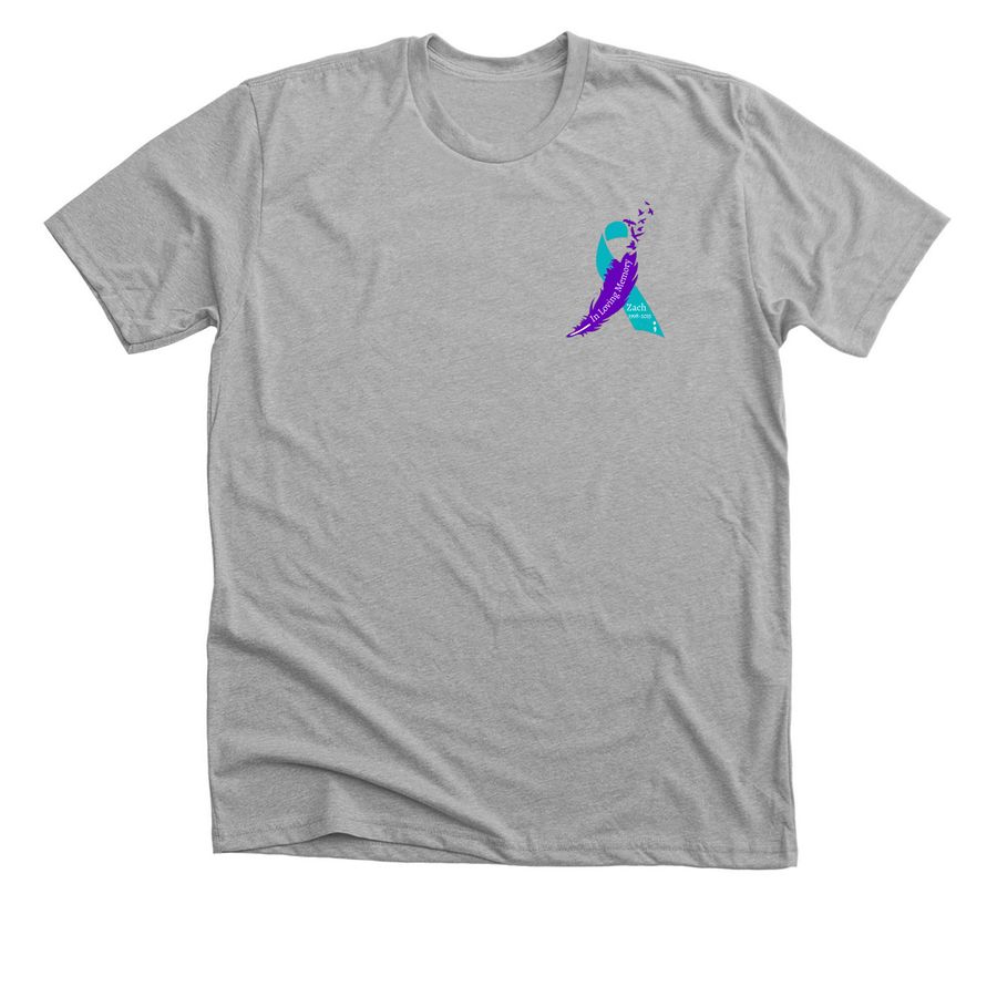 Zach shirts!!, a Athletic Heather Premium Unisex Tee