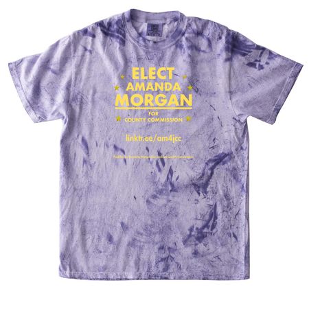 Amanda Morgan for Jackson Co WV Commission, a Amethyst Comfort Colors Colorblast Tee