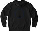 Sea Scout Swag&nbsp;, a Black Stanley/Stella Unisex Cultivator 2.0 Zip Up Pullover Hoodie (back-view)