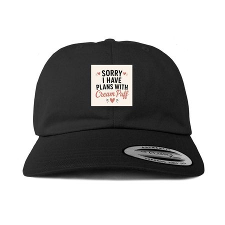 Plans w Puff&nbsp;, a Black Printed Classic Baseball Cap