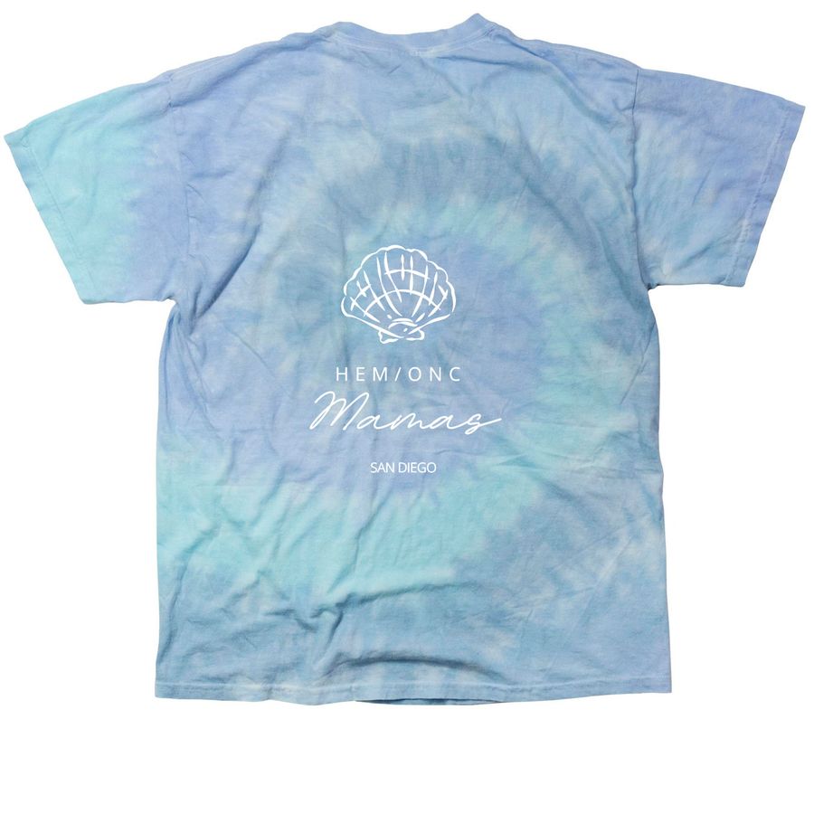 Hem/Onc Mamas Support Group Fundraiser, a Lagoon Classic Tie Dye Tee (back-view)