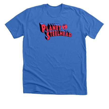 Planet Steelhead, a Heather True Royal Premium Unisex Tee
