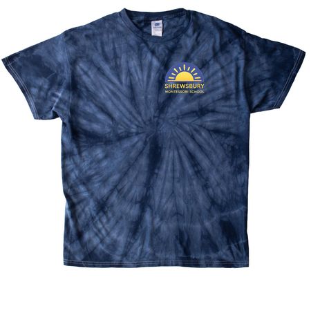 SMS Tie Dye Tee, a Navy Classic Tie Dye Tee