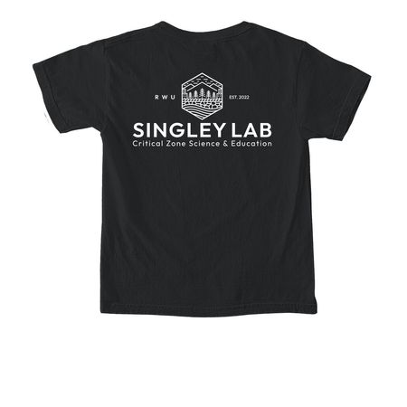 Singley Lab 2026, a Black Comfort Colors Youth Tee