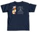 10 Year Anniversary Kitty Kat Haven & Rescue, a True Navy Comfort Colors Unisex Tee (back-view)