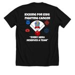 HERO PACKAGE KICKBALL CUP 26?, a Solid Black Blend Premium Unisex Tee (back-view)