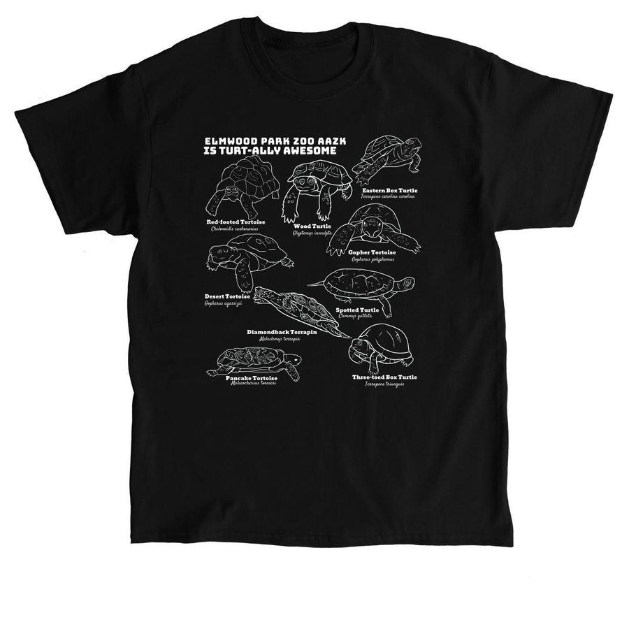 Turt-ally Awesome EPZ AAZK, a Black Classic Unisex Tee