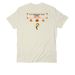 Ultrasound!, a White Sand Allmade Organic Cotton Unisex Tee (back-view)