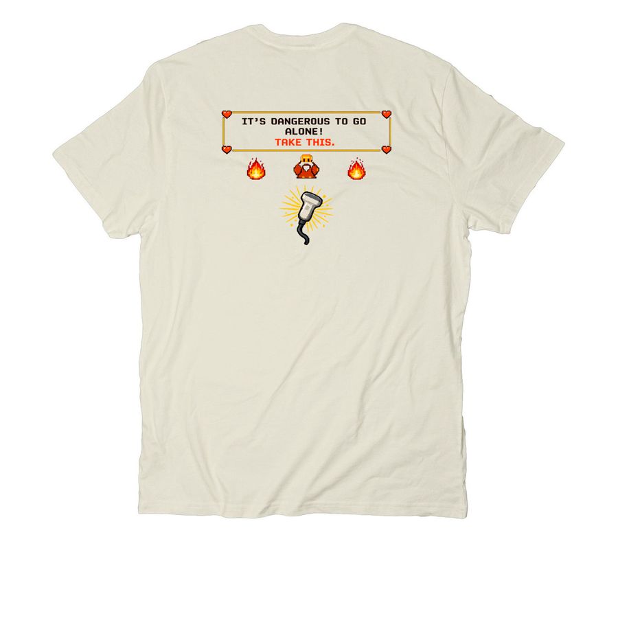 Ultrasound!, a White Sand Allmade Organic Cotton Unisex Tee