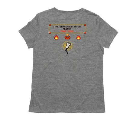 Ultrasound!, a Aluminum Grey Allmade Eco Triblend Women?s Tee
