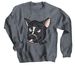 Maries Spay Fundraiser, a Dark Heather Crewneck Sweatshirt