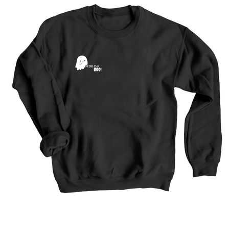 Howloween, a Black Crewneck Sweatshirt