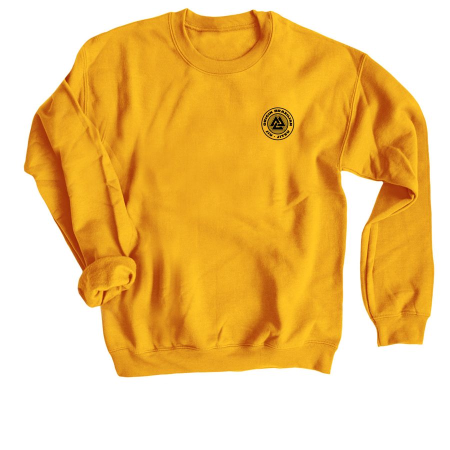 Sweatshirts, a Gold Crewneck Sweatshirt