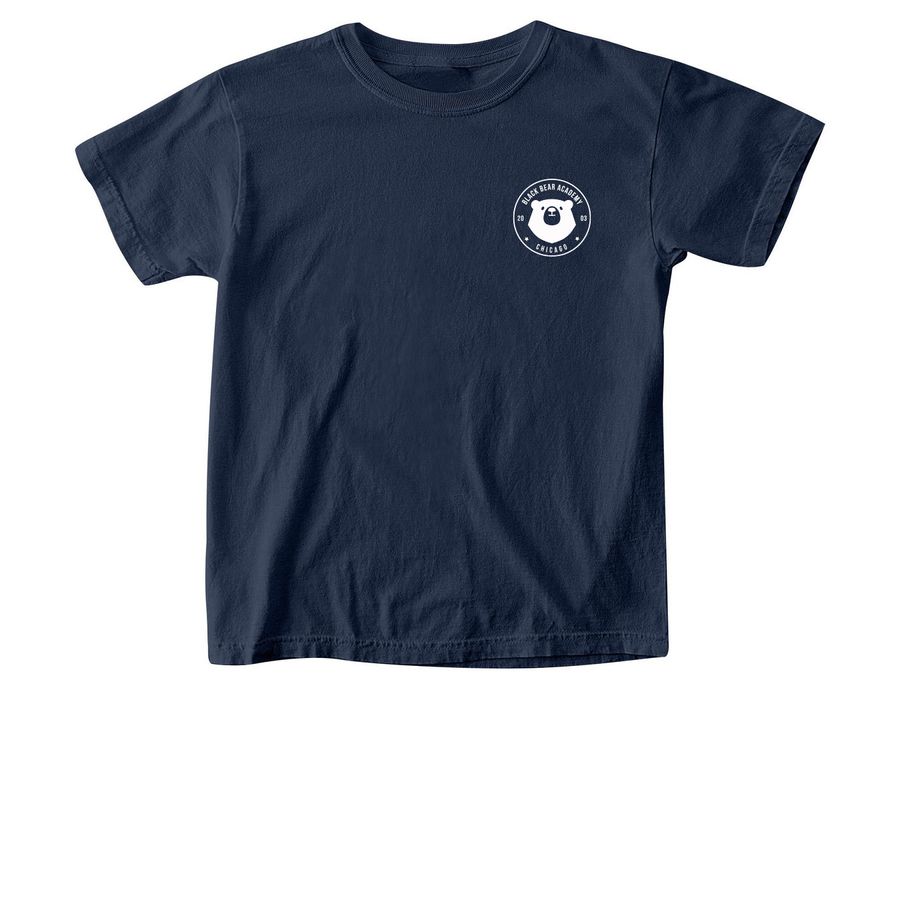 Tee - Small Logo (Youth), a True Navy Comfort Colors Youth Tee