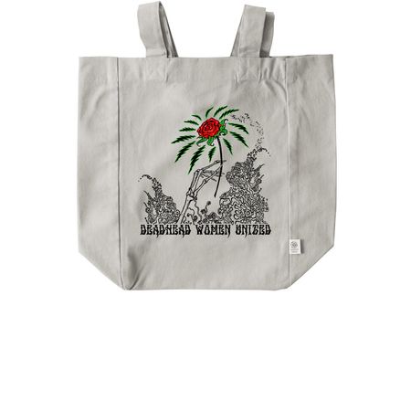 Deadhead Women United Tote Bag, a Natural Recycled Cotton Tote Bag