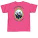 Kim's Revenge Tour 2026, a Neon Pink Comfort Colors Unisex Tee (back-view)