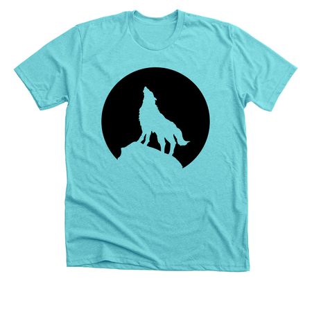 Howling Is Fun, a Tahiti Blue Premium Tee