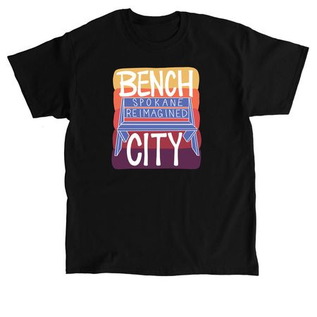 Bench City, a Black Classic Unisex Tee