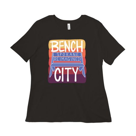 Bench City, a Black Women?s Relaxed Cotton Tee