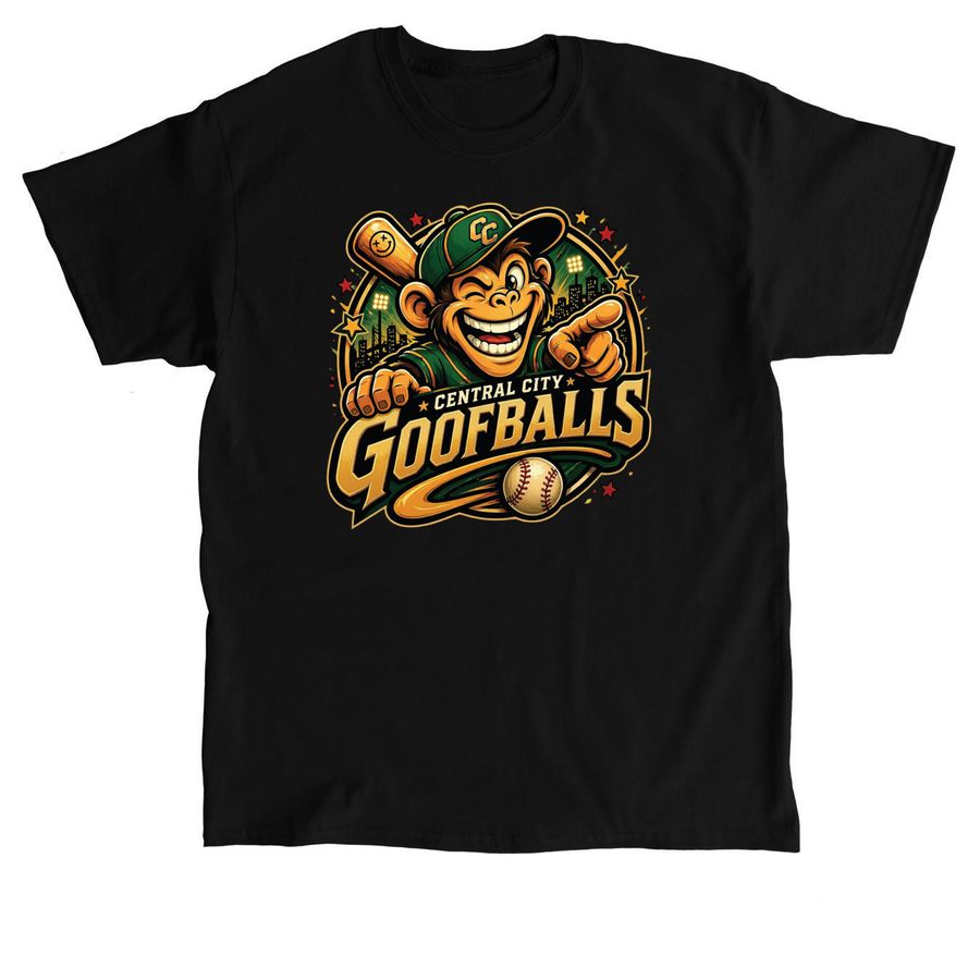 Central City Goofballs, a Black Classic Unisex Tee
