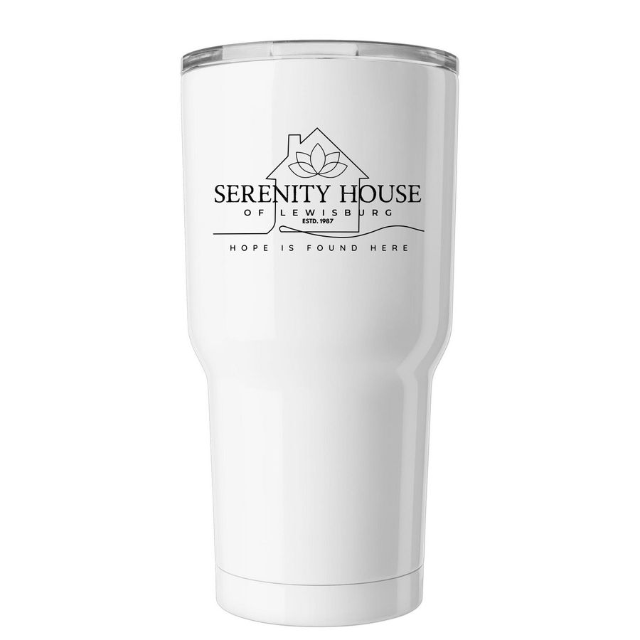 Serenity Prayer, Tumbler, a White Insulated Tumbler