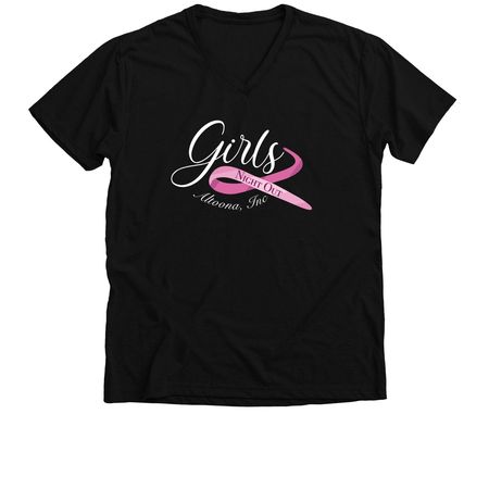 Girls Night Out Dark Tanks, Tees and Sweats!, a Solid Black Blend Premium V-Neck Tee