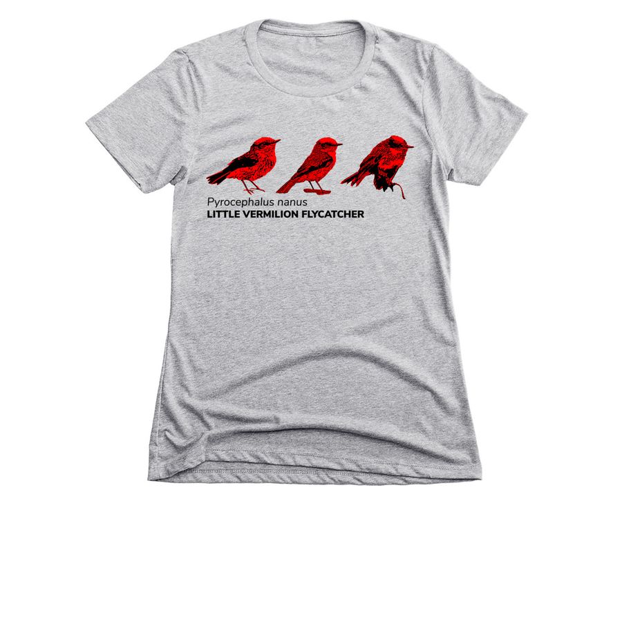 Charles Darwin Foundation: Flycatcher tee, a Dark Heather Grey Women's Slim Fit Tee
