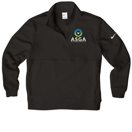 ASGA Pullovers and Polos, a Black Nike Club Fleece Half Zip Pullover