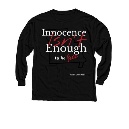 JFA apparel, a Black Youth Long Sleeve Tee