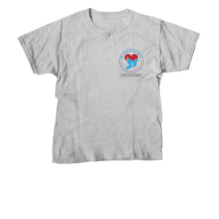 Fe Esperanza Amor, a Sport Grey Youth Unisex Tee
