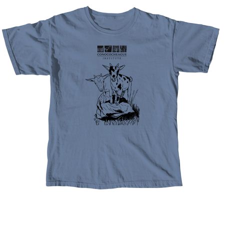 GOAT Giver at CI, a Blue Jean Comfort Colors Unisex Tee