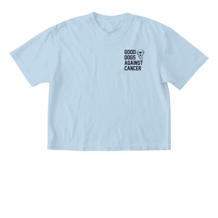 Good Dogs Against Cancer - LTD, a Chambray Comfort Colors Boxy Tee