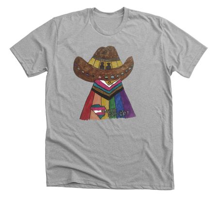 The Lawless by Kat Bunch, a Athletic Heather Premium Unisex Tee