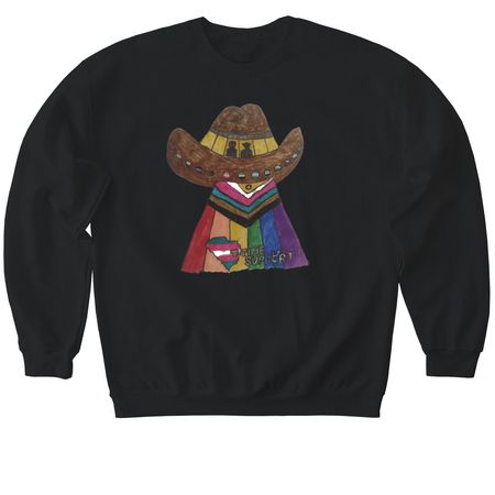 The Lawless by Kat Bunch, a Black Softstyle Crewneck Sweatshirt