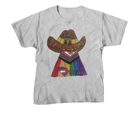 The Lawless by Kat Bunch, a Sport Grey Youth Unisex Tee