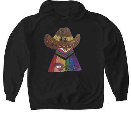 The Lawless by Kat Bunch, a Black Gildan Softstyle Pullover Hoodie