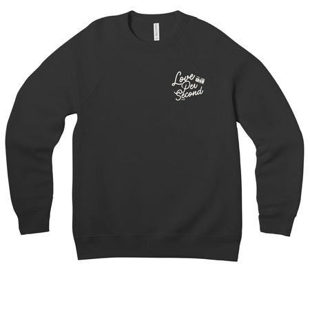 Davina by LPS(cream), a Black Premium Raglan Crewneck Sweatshirt