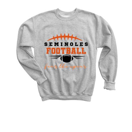 fear the spear, a Sport Grey Youth Crewneck Sweatshirt