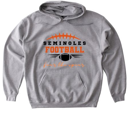 fear the spear, a Sport Grey Gildan Softstyle Pullover Hoodie