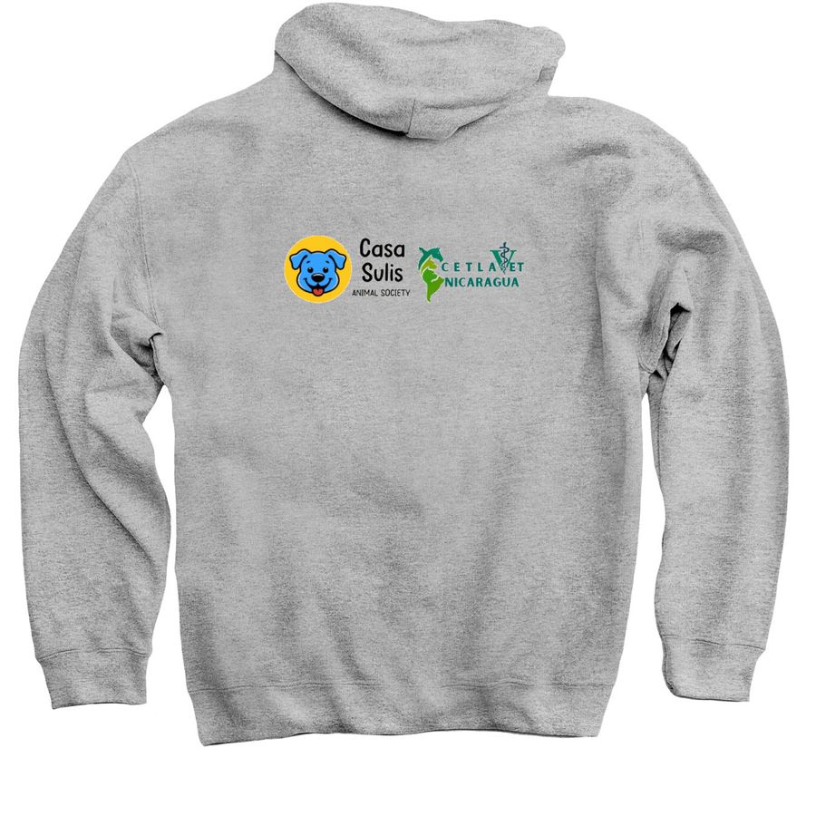 CetlaVet & Casa Sulis&nbsp;, a Sport Grey Pullover Hoodie (back-view)