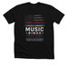 Music Bingo 2026, a Solid Black Blend Premium Unisex Tee