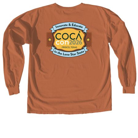 COCAcon 2026, a Yam Comfort Colors Long Sleeve Tee