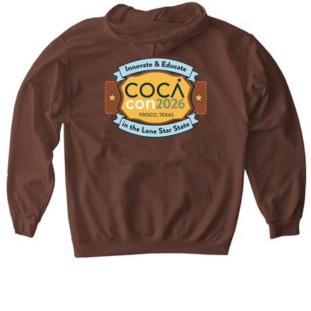 COCAcon 2026, a Cocoa Softstyle Pullover Hoodie