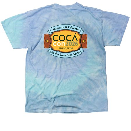COCAcon 2026, a Lagoon Classic Tie Dye Tee