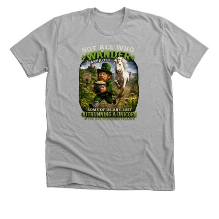 Irish Shenanigans, a Athletic Heather Premium Unisex Tee