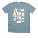 Summer in Nantucket, a Heather Blue Lagoon Premium Unisex Tee